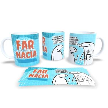 Imagem de Caneca Profissão em Porcelana 325ml – Designer, Médico, Engenheiro, Professor e Mais (Farmacia)