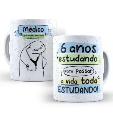 Imagem de Caneca Personalizada Porcelana Profissões médico - loja dinka
