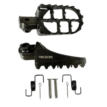 Imagem de Apoio de pé de alumínio necaces para reposição para pés de bicicleta 50 70 90 110 125cc Taotao PW50 PW80 TW200 XR50R CRF50 CRF70 CRF80 CRF100F (Preto)