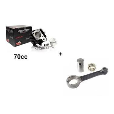 Imagem de Kit Motor 70cc + Biela Completa Cinquentinha Dafra Zig 50 - Vedamotors