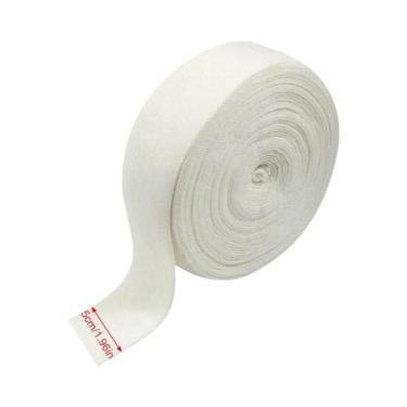 Imagem de Bandagem Elástica Tubular De Algodão Para Braço, Perna E Joelho, Rolo 