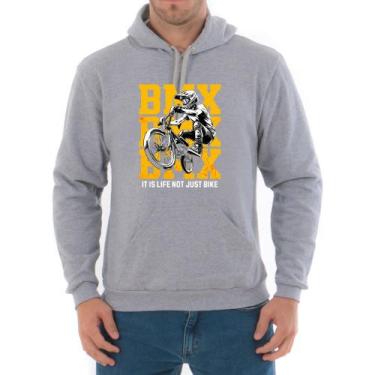 Imagem de Moletom Canguru Unissex Algodao Estampa Moto Bike Premium - Core Base,