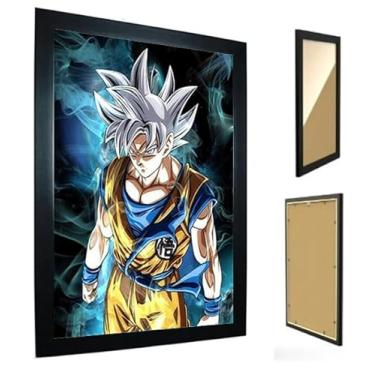 Imagem de Quadro C/Moldura Dragon Ball Goku Super Saiyajin White