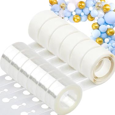 Imagem de Balloon Arch Kit, Balloon Arch Strip, 200 Glue Dots Double Sided, 32.8Ft Balloon Tape, Balloon Garland Strip, Balloon Arch Tape for Birthday Graduation Party Wedding Baby Shower Wall Decorations