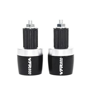 Imagem de Extremidades de manoplas de guidão de motocicleta, tampas de extremidade de manoplas, acessórios deslizantes de peso para VFR800 VFR800FIWI/VTEC/F 1998-2020