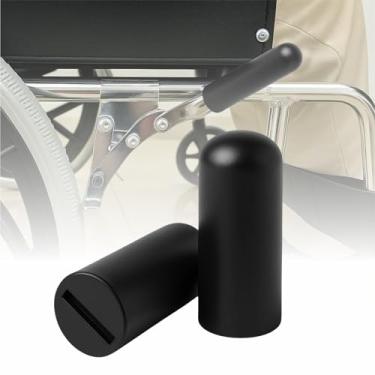 Imagem de Capas para Alças de Freio de Cadeira de Rodas com Trava Plana de 5/8" - Substituição de Alça Antiderrapante para Freios Manuais de Cadeira de Rodas, Idosos e Deficientes, Pacote com 2