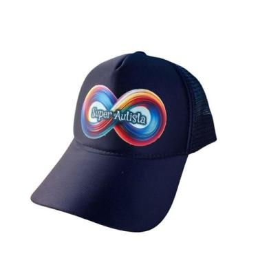 Imagem de Boné Proteção Para Autistas Infinity Blue + Jogo Cognitivo - Coleção T