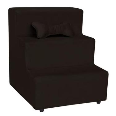 Imagem de Escada Escadinha para Pet 3 Degraus Gato e Cachorro, luxo e qualidade 