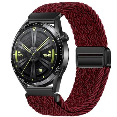 Imagem de XMUXI Pulseira de relógio de 22 mm compatível com Samsung Galaxy Watch 3 de 45 mm/Gear S3, pulseiras de liberação rápida para Garmin Forerunner 255/Venu 2/Venu 3 de 45 mm/Huawei Watch GT4 de 46 mm