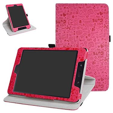 Imagem de ZenPad Z8s ZT582KL / Z8 ZT582KL-VZ1 Capa giratória, Mama Mouth, suporte rotativo de 360 graus com capa de padrão fofo para Asus ZenPad Z8s ZT582KL / Z8 ZT582KL-VZ1 Android 7.0 de 7,9 polegadas,