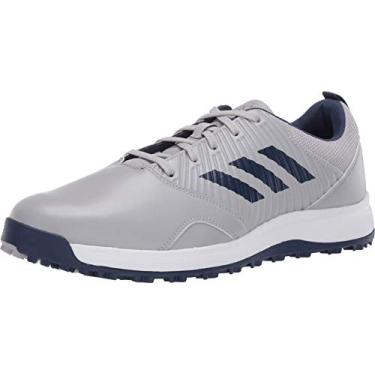 Imagem de adidas Tênis de golfe masculino Cp Traxion Sl, Cinza três/Tech Indigo/Tech Indigo, 9