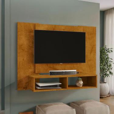 Imagem de Painel para TV Até 42 Polegadas Bonfim Naturalle - Pnr Móveis, Marrom,
