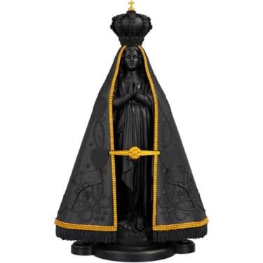 Imagem de Estátua Religiosa Imagem Nossa Senhora de Aparecida (Cor Aurum Noctis)