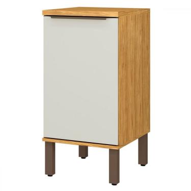 Imagem de Armário de Cozinha Amélia 40 Cm 1 Porta 1 Prateleira Marrocos/Off White - Pnr Móveis