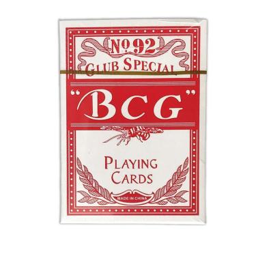 Imagem de Baralho De Poker Bcg Vermelho 54 Folhas 1 Unidade