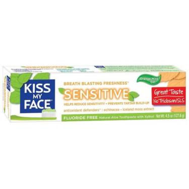 Imagem de Pasta de dente Kiss My Face, gel de sensibilidade, 133 ml, pacote com 