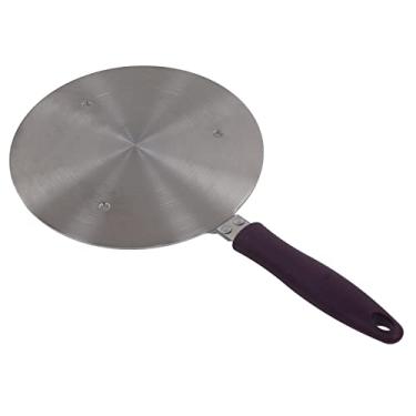 Imagem de Yctze Adaptador de Indução Placa - Difusor de Calor de Aço Inoxidável Com Alça Roxa para Cozinhar Versátil Com Ferro e Vasos de Cerâmica (24#)