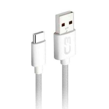 Imagem de Cabo Usb-c Para Usb - 2 Metros - Branco - C3tech Cb-c21wh C3plus