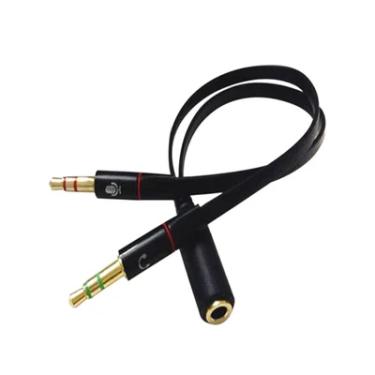 Imagem de Cabo Adaptador P3 Femea Para 2 P2 Macho