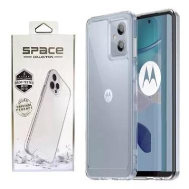 Imagem de Capa Capinha Space Hybrid Clear Anti-impacto P/ Motorola Moto G84