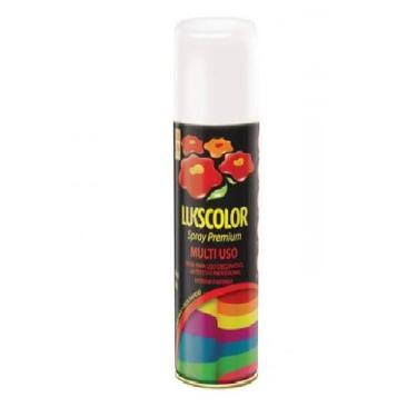 Imagem de Tinta Spray Lukscolor Multiuso 400ml, branco fosco