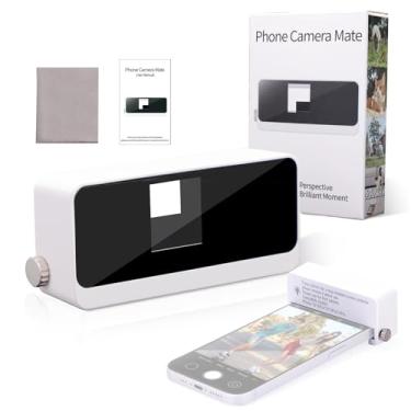 Imagem de YZS Adaptador de lente de câmera de telefone/espelho de câmera para iPhone 14 Pro/15/15 Pro/16/16 Pro APENAS - Foto aérea e acessório POV exclusivo para criadores de conteúdo, gravação de mesa, vídeos