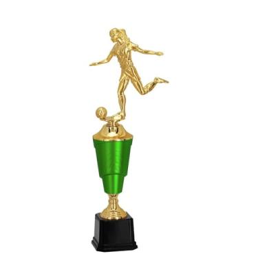 Imagem de Troféu Vitória Vencedor 502253 Futebol Feminino 38 cm (Verde)