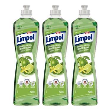 Imagem de Detergente Gel Limpol 400ml Kit C/3 Limão Verbena Alta Potência na Lim