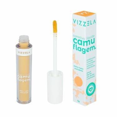 Imagem de Corretivo Líquido Vizzela Camuflagem Amarelo 5g