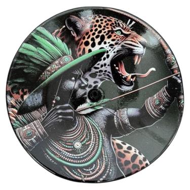 Imagem de Incensário Porta Incenso Vareta Imagem Orixá Vidro + Incenso (Oxóssi)