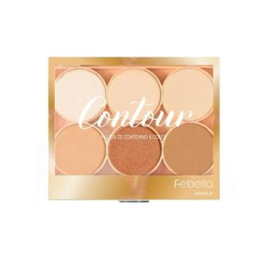 Imagem de Paleta De Contorno 6 Cors Febella Makeup