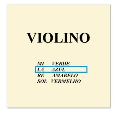 Imagem de Corda Avulsa M Calixto Violino 4/4 Nylon Roxo