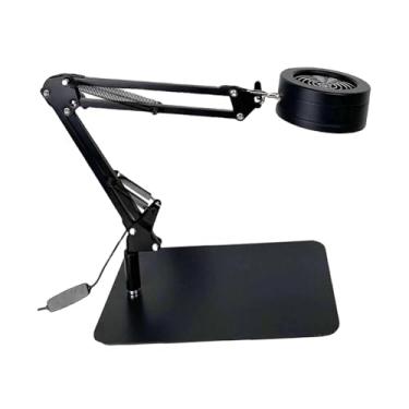 Imagem de harayaa Lâmpada de exaustor de fumaça de solda faça você mesmo luz absorvedora de fumaça ajustável para oficina de cozinha