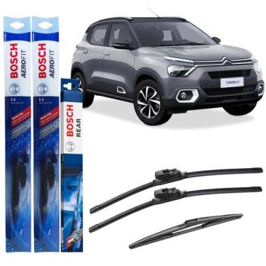 Imagem de Kit Palheta Bosch Dianteira E Traseira C3 2013 Em Diante