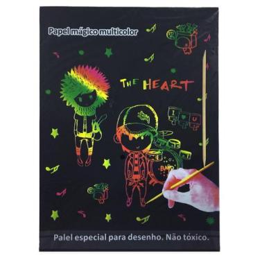Imagem de Papel mágico A4 5fls + palito Kit