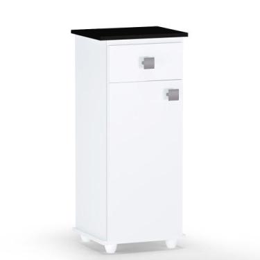 Imagem de Balcão Bebedouro Multiuso Karol com Gaveta e 01 Porta Branco - Abmaza 