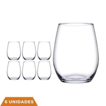 Imagem de Kit 6 Copos De Vidro Transparente Redondo Amber 440ml - PASABAHÇE, Amb