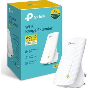 Imagem de Repetidor De Sinal WiFi 750MBPS Range Extender 2.4GHz AC750 TP-Link RE