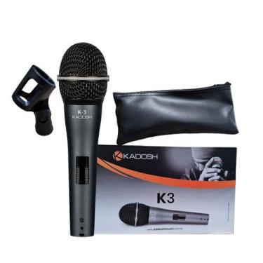 Imagem de Microfone Profissional  Dinâmico De Mão K-3  Kadosh