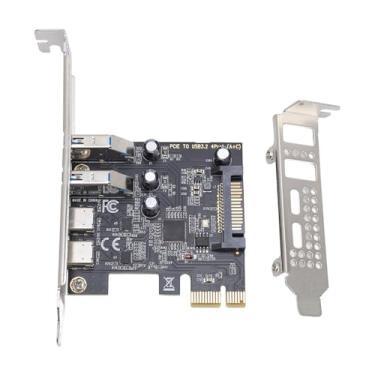 Imagem de Tangxi PCIE USB 3.2 Card, 2 Portas USB A e Tipo C 5Gbps Transferência de Alta Velocidade, Tecnologia Auto -alimentada, Compatível Com Wins Linux, Com Suporte de Baixo Perfil
