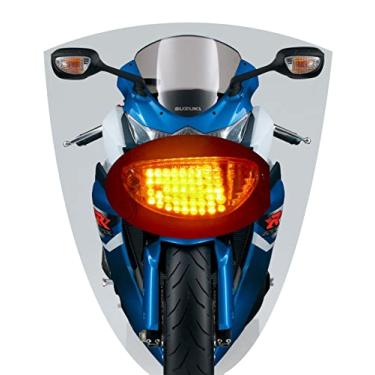Imagem de Compatível com Suzuki 2006-2019 GSX-R600/750; GSX-R1000 2007-2016; Idicador de luz de pisca-pisca frontal (lente de moke, lâmpadas LED instaladas)