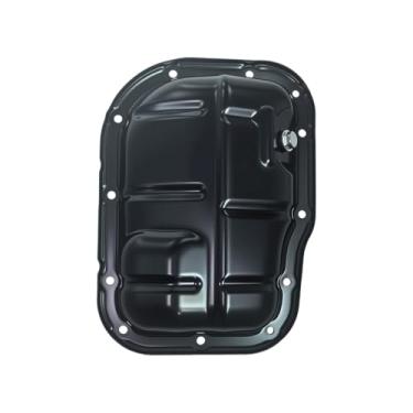 Imagem de Cárter inferior de óleo do motor 1210237010 com plugue de drenagem 264-324 12101-37010 12102-37010 compatível com Toyota Corolla 2009-2019 Matrix 2009-2014 Prius 2010-2019 Science. no xD 20 08-2014 iM