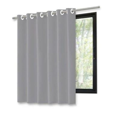 Imagem de Cortina Blackout C/ Ilhós 2,00 X 1,40 Corta Luz Resistente - ZEM