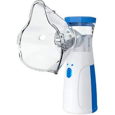 Imagem de Nebulizador Inalador Ultrassônico Portátil Branco Silencioso para Tratamento Respiratório Uso Doméstico Bivolt
