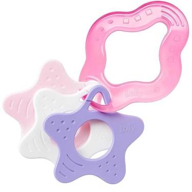 Imagem de Mordedor Lolly Clean com Estrelas Rosa