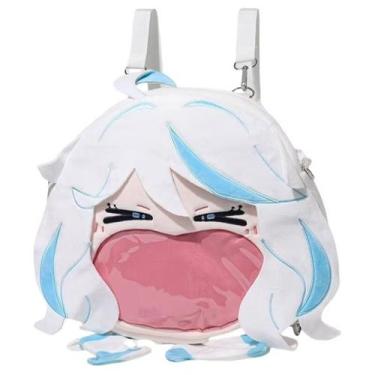 Imagem de Mochila de pelúcia Focalors Genshin Impact Anime para todas as idades 