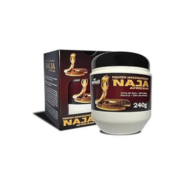 Imagem de Pomada Massageadora Naja Africana, 240g, Creme para Massagem