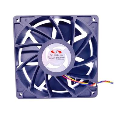 Imagem de Novo ventilador de refrigeração KZ14038B012U 14 cm 4 fios 7,2A DC12V 14038 Cooler para mineiro M20s M21S M31s M30s (A)