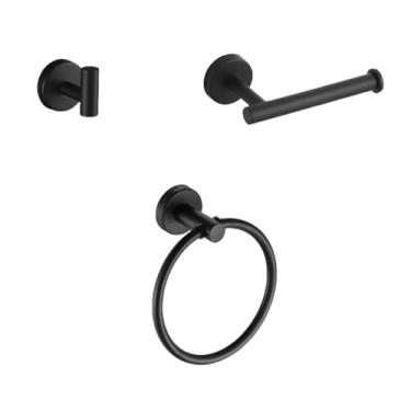 Imagem de Conjunto de acessórios para banheiro com barra de toalha prateada, toalheiro de aço inoxidável 304, suporte para papel higiênico, suporte para sabonete líquido, acessórios opcionais para banheiro, pr