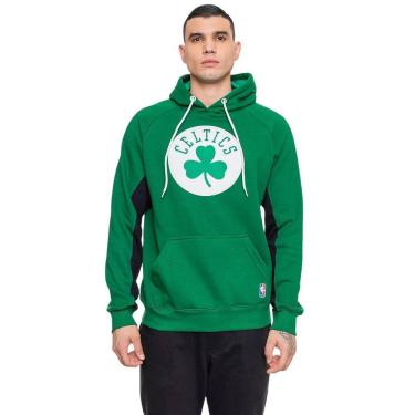 Imagem de Moletom Celtics autêntico NBA Verde Tradicional com Capuz